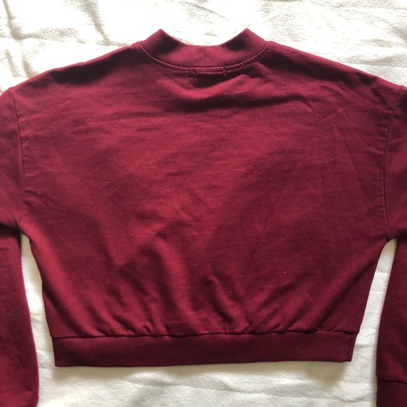 Forever 21 Varsity Letter Cropped Pullover - Picture 4 of 4